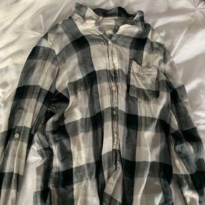 Black and White Mossimo Flannel